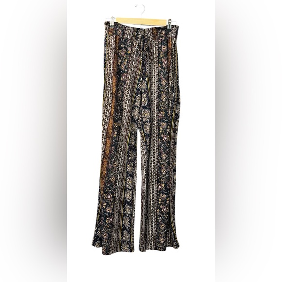 Westport Pants - Westport Patterned Wide Leg Pants